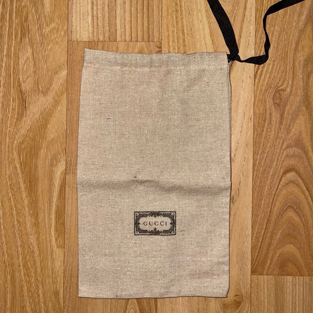 Brown and Black Small Gucci Dustbag Brown and Black Small Gucci Dustbag